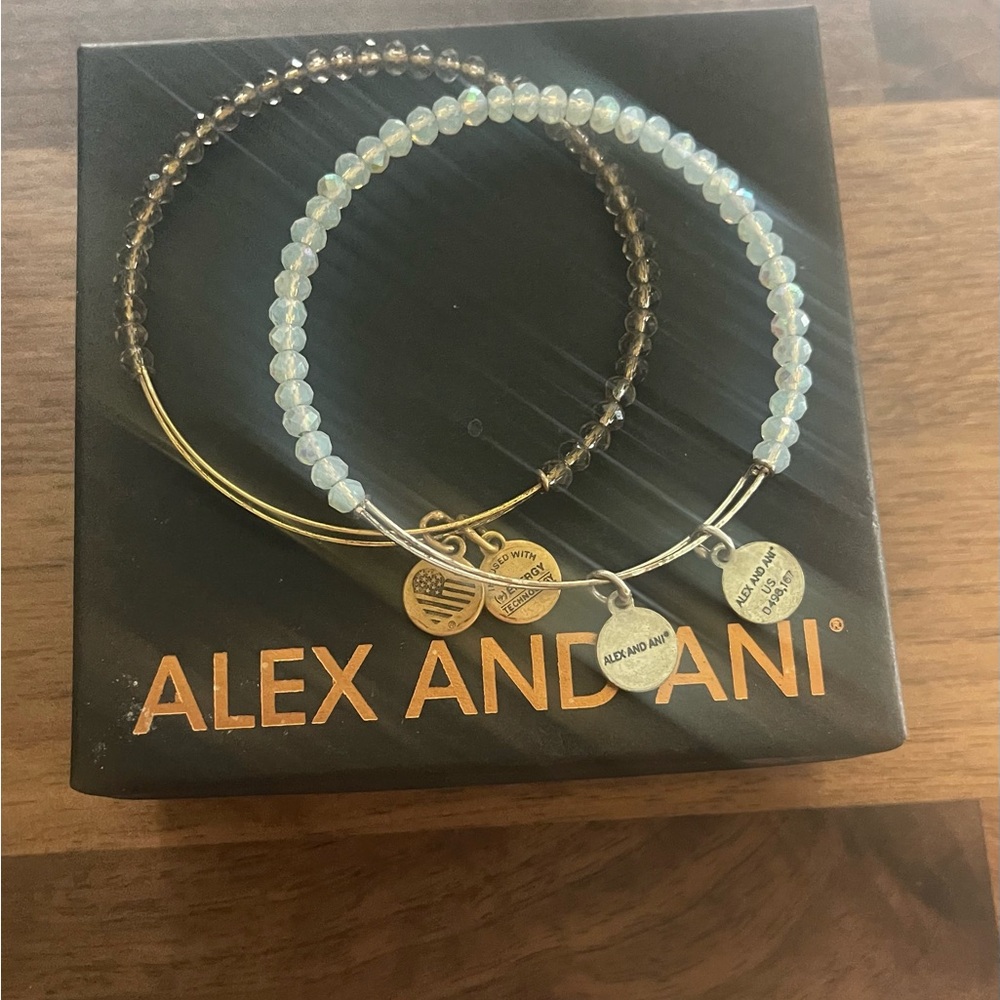 Alex and Ani Gold and Silver Toned Beaded Bracelets